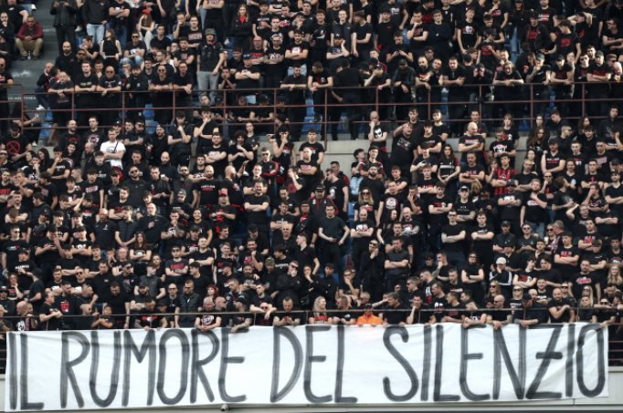 Milan, il 'rumore del silenzio'